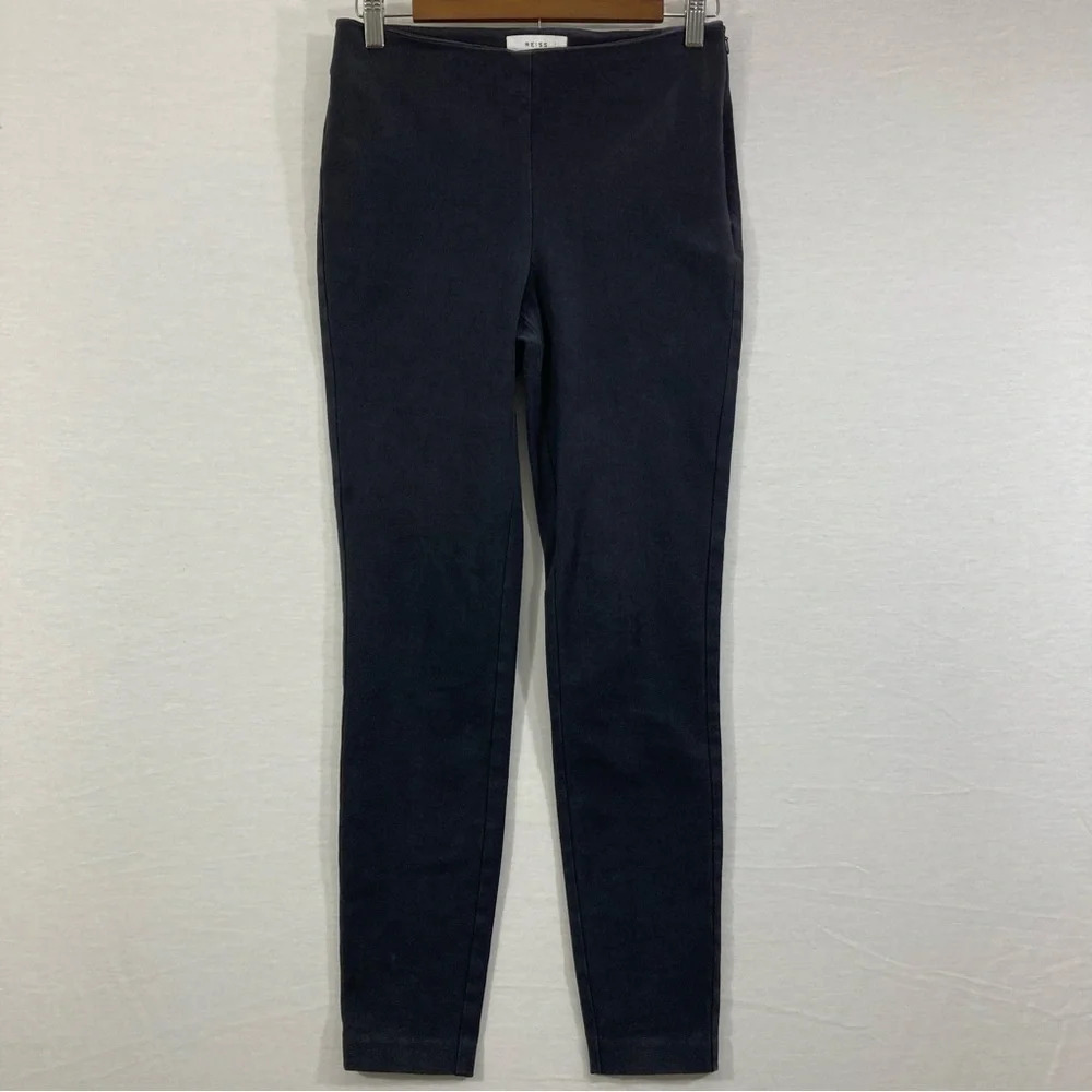 Reiss Drak Gray Comfy Stretchy Pull-onโ Pants Size 4